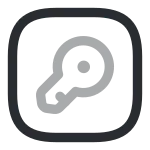 Key Square SVG Icon